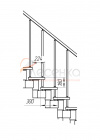 Модульная лестница Фаворит - превью фото 3